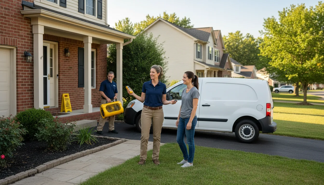 Residential water damage restoration in Leadore, ID